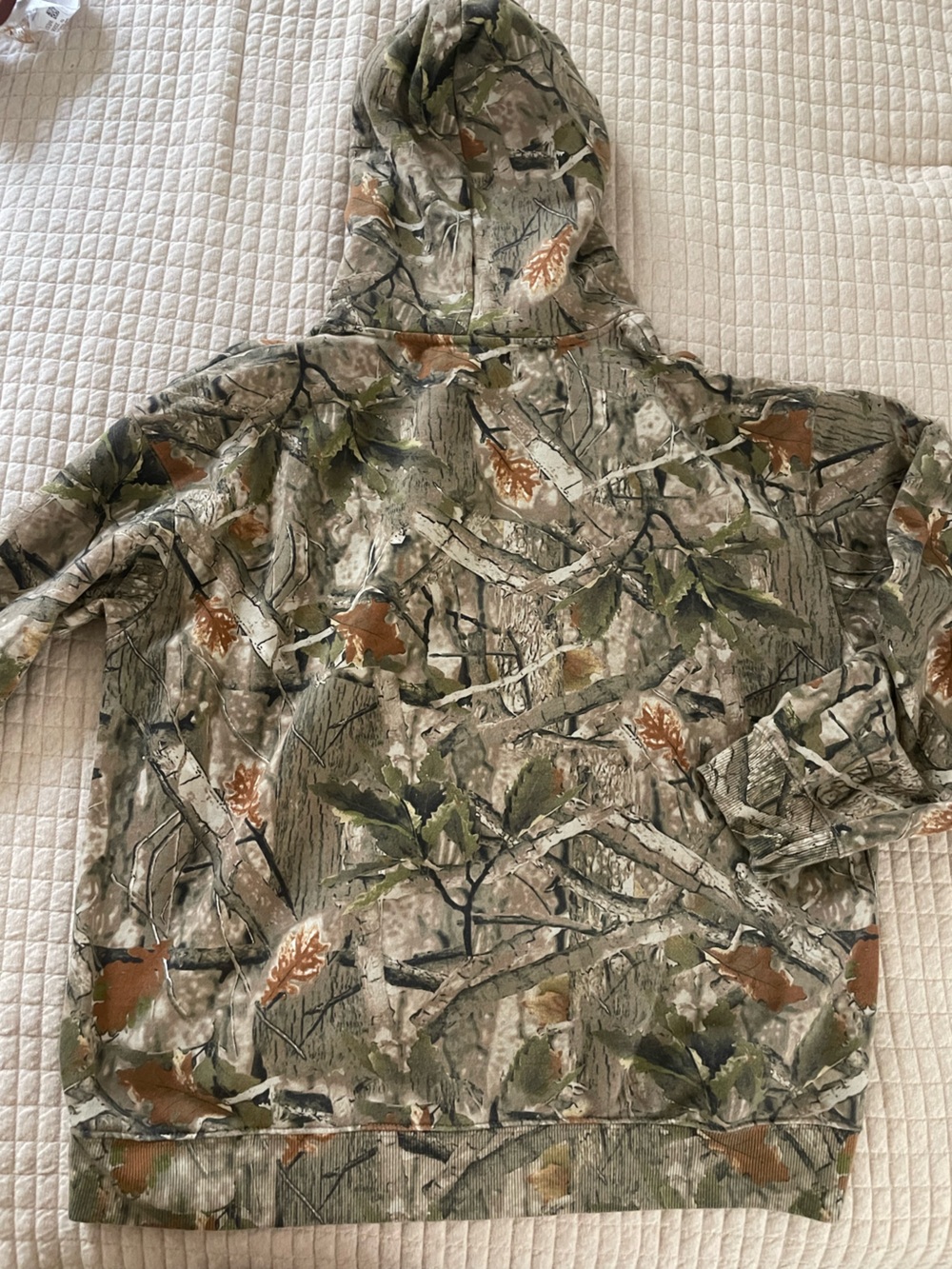 Women’s  Camo Hoodie with Pink "RIDE EM" Graphic - Picture 4 of 4
